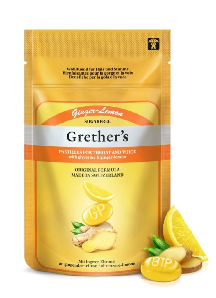 GRETHERS Ginger Lemon past s suc sach 110 g