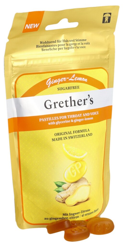 GRETHERS Ginger Lemon past s suc sach 110 g