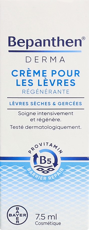 BEPANTHEN DERMA crème lèvres régénér (n) 7.5 ml