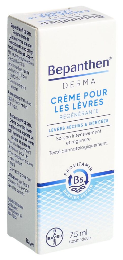 BEPANTHEN DERMA crème lèvres régénér (n) 7.5 ml