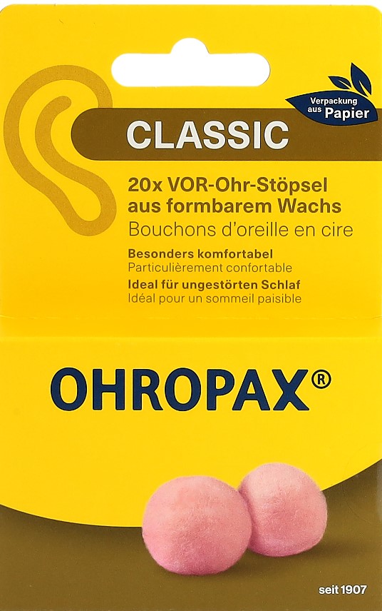 OHROPAX sourdines Classic 20 pce