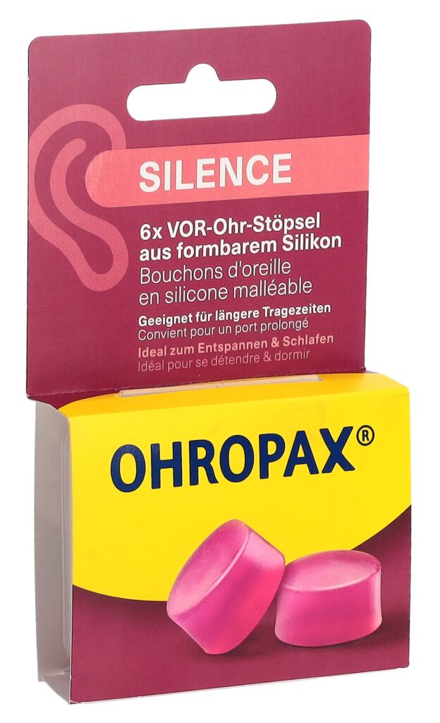 OHROPAX sourdines Silicon Silence 6 pce