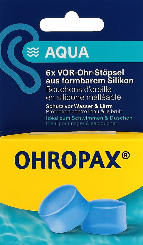 OHROPAX sourdines Silicon Aqua 6 pce
