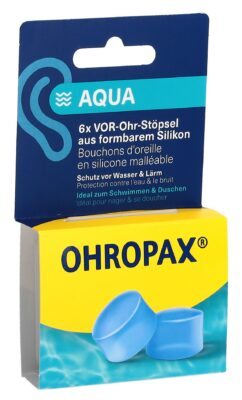 OHROPAX sourdines Silicon Aqua 6 pce