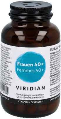 VIRIDIAN femmes 40+ multivit caps bte 60 pce