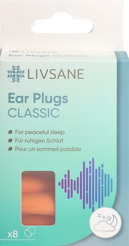 LIVSANE bouchons d'oreille classique 8 pce
