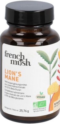 FRENCH MUSH lion's mane caps bte 56 pce