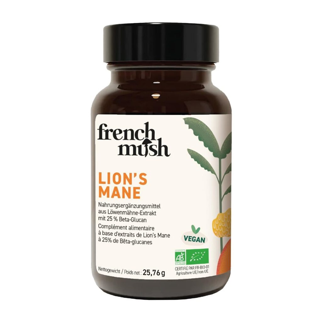 FRENCH MUSH lion's mane caps bte 56 pce