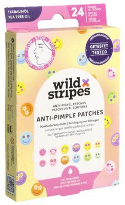 WILD STRIPES pans anti-boutons hu arbre thé 24 pce
