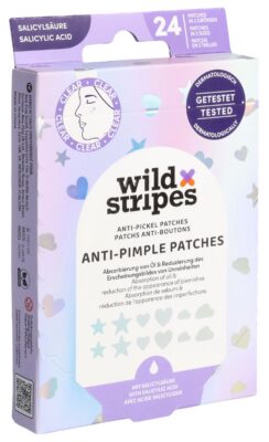 WILD STRIPES pans anti-boutons ac salicyl 24 pce
