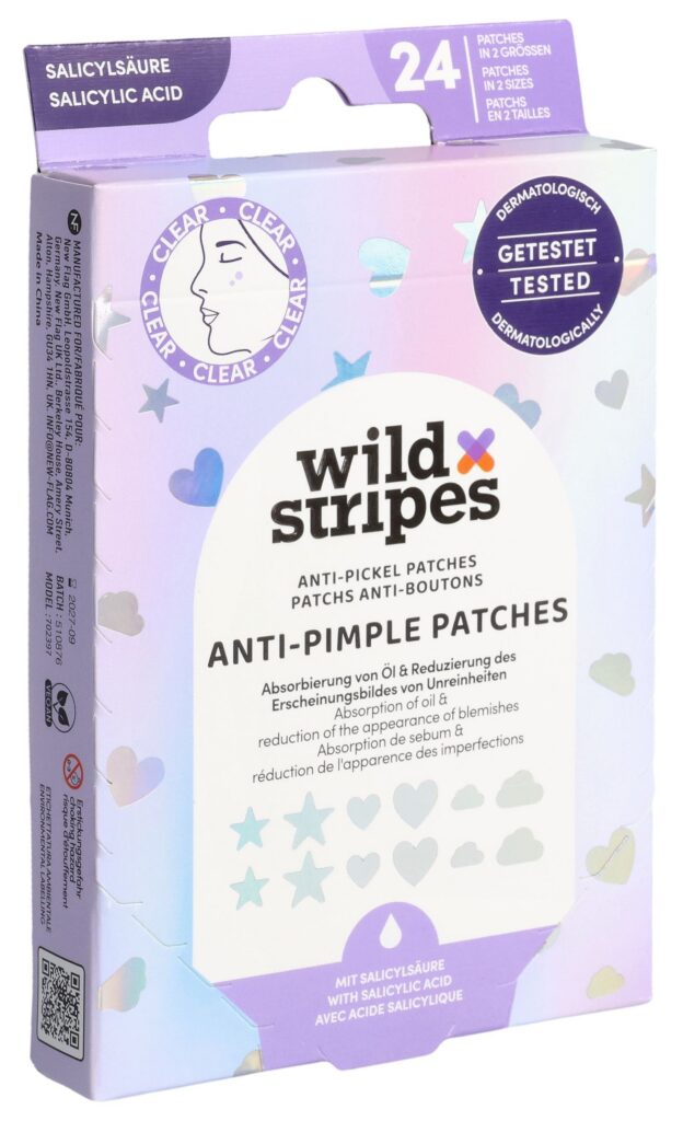 WILD STRIPES pans anti-boutons ac salicyl 24 pce