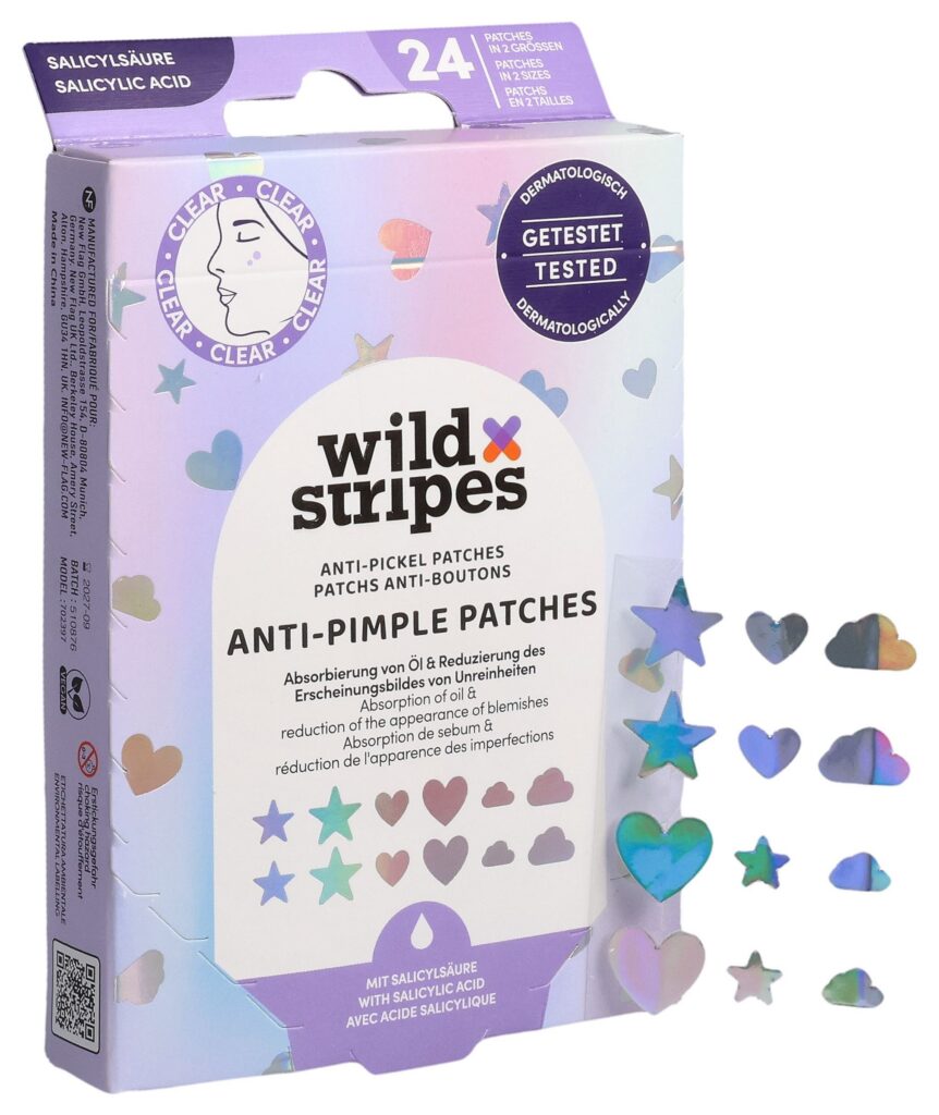 WILD STRIPES pans anti-boutons ac salicyl 24 pce