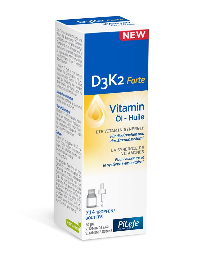PILEJE D3K2 vitamine forte huile fl pip 20 ml