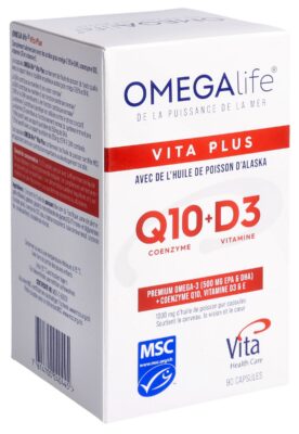 OMEGA-LIFE vita plus caps bte 90 pce