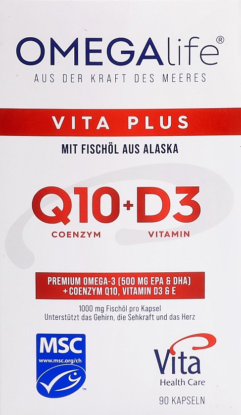 OMEGA-LIFE vita plus caps bte 90 pce