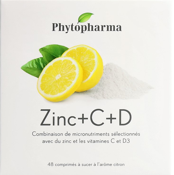 PHYTOPHARMA Zinc + C + D cpr sucer sach 48 pce