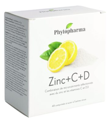 PHYTOPHARMA Zinc + C + D cpr sucer sach 48 pce