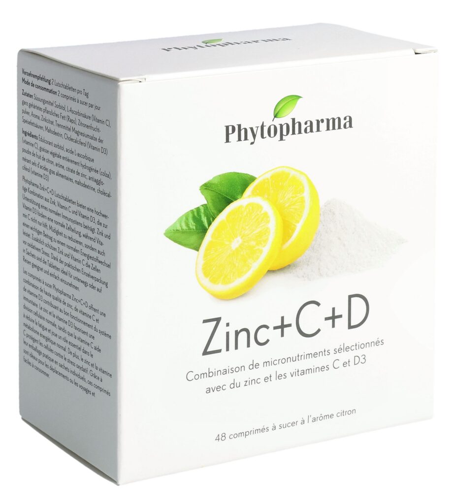 PHYTOPHARMA Zinc + C + D cpr sucer sach 48 pce