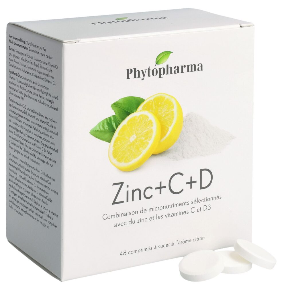 PHYTOPHARMA Zinc + C + D cpr sucer sach 48 pce