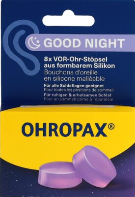 OHROPAX sourdines Silicon Good Night 8 pce