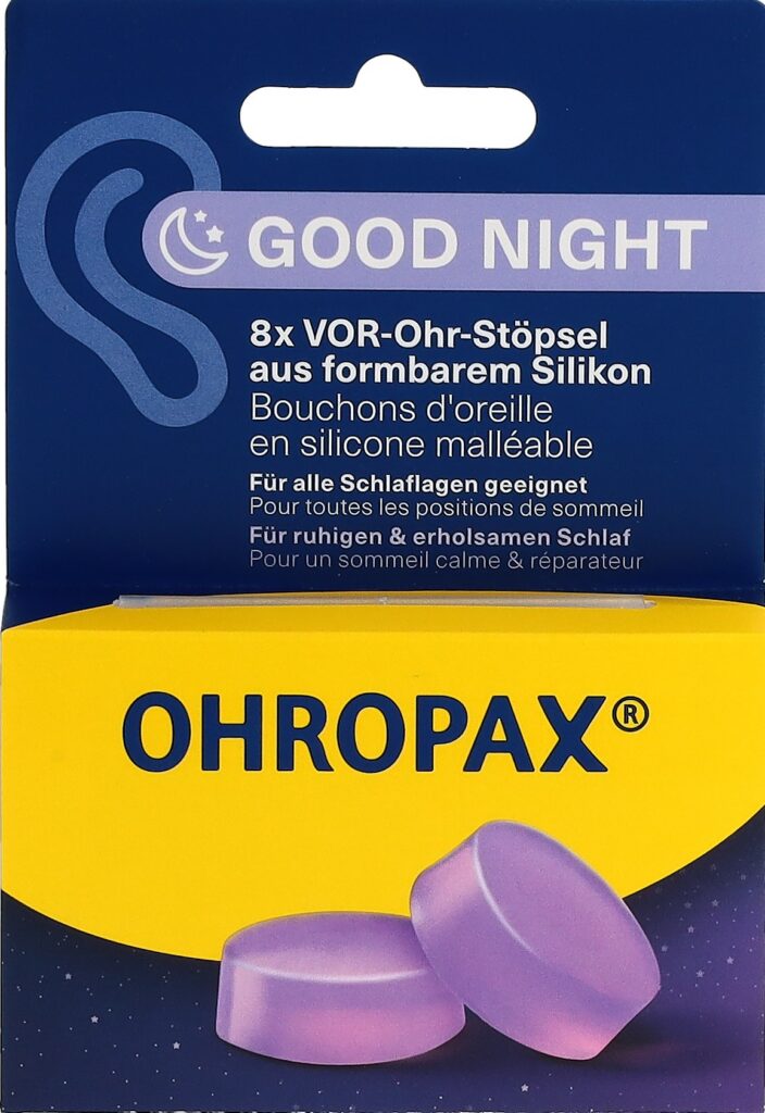 OHROPAX sourdines Silicon Good Night 8 pce