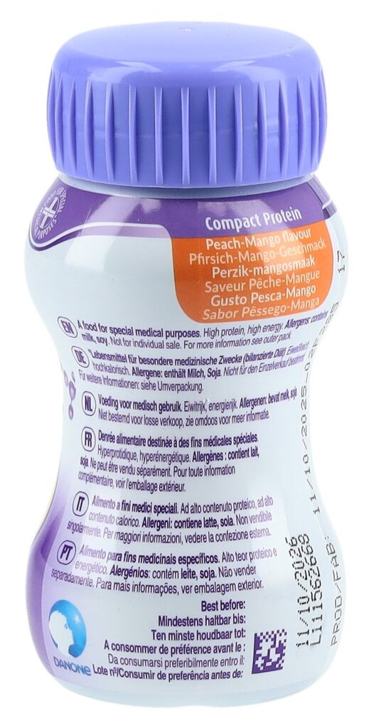 FORTIMEL Compact Prot 2.4 kcal pêc-man 4 x 125 ml