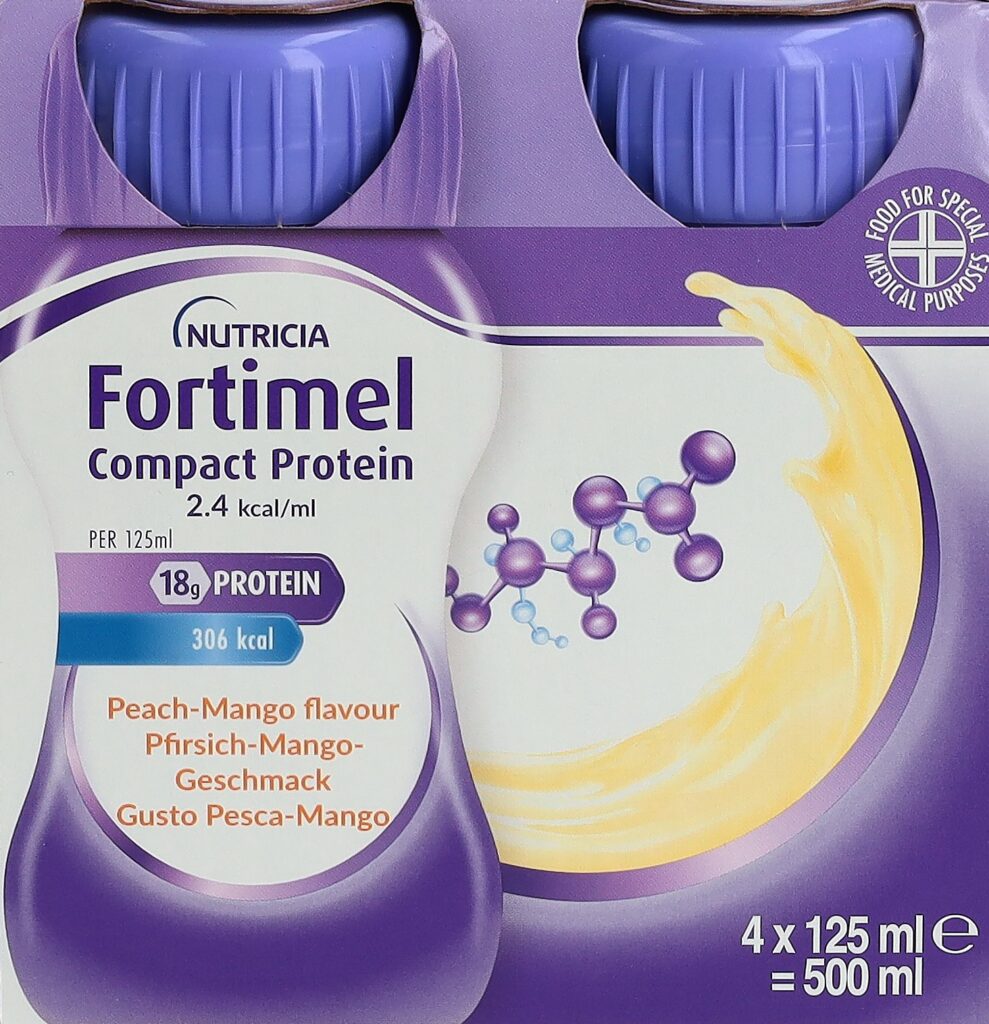 FORTIMEL Compact Prot 2.4 kcal pêc-man 4 x 125 ml