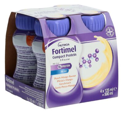 FORTIMEL Compact Prot 2.4 kcal pêc-man 4 x 125 ml