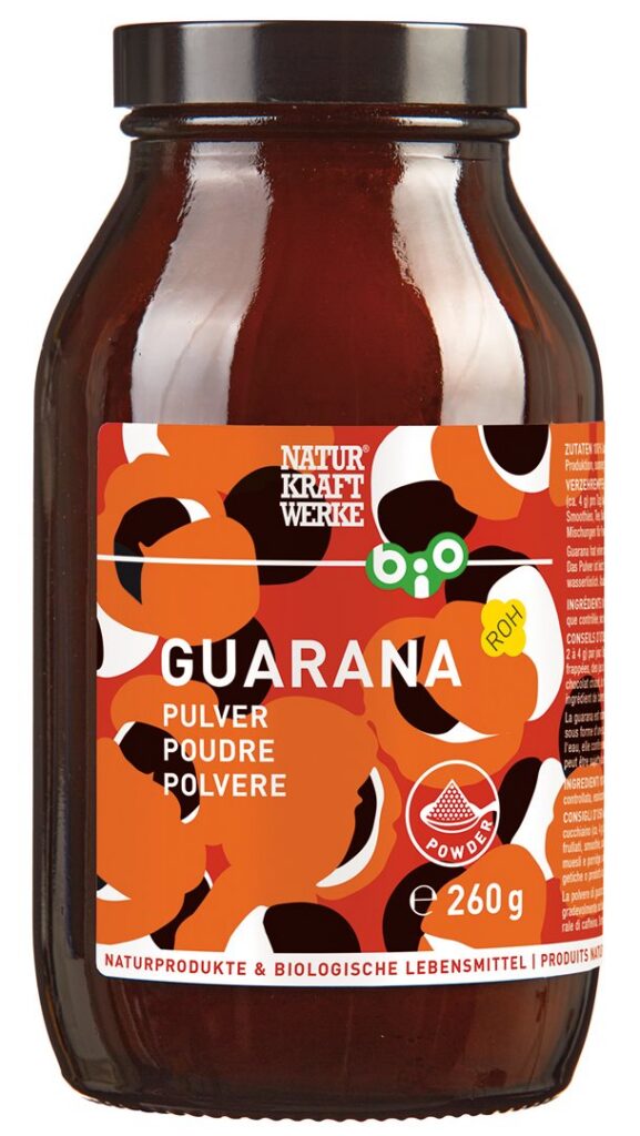 NATURKRAFTWERKE poudre de guarana bio verre 100 g