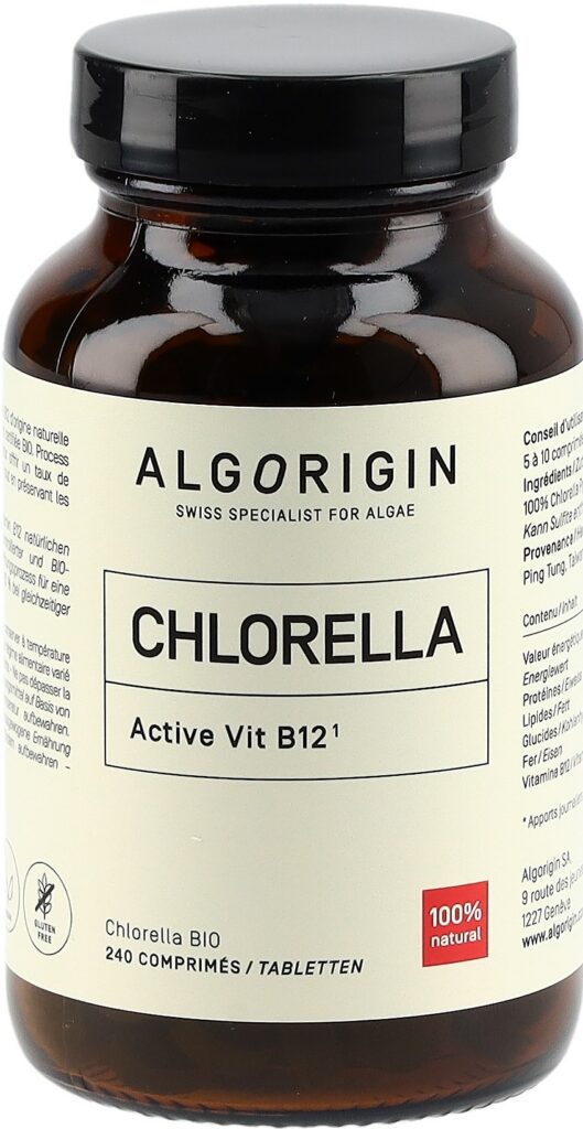 ALGORIGIN Chlorella cpr bio fl verre 240 pce