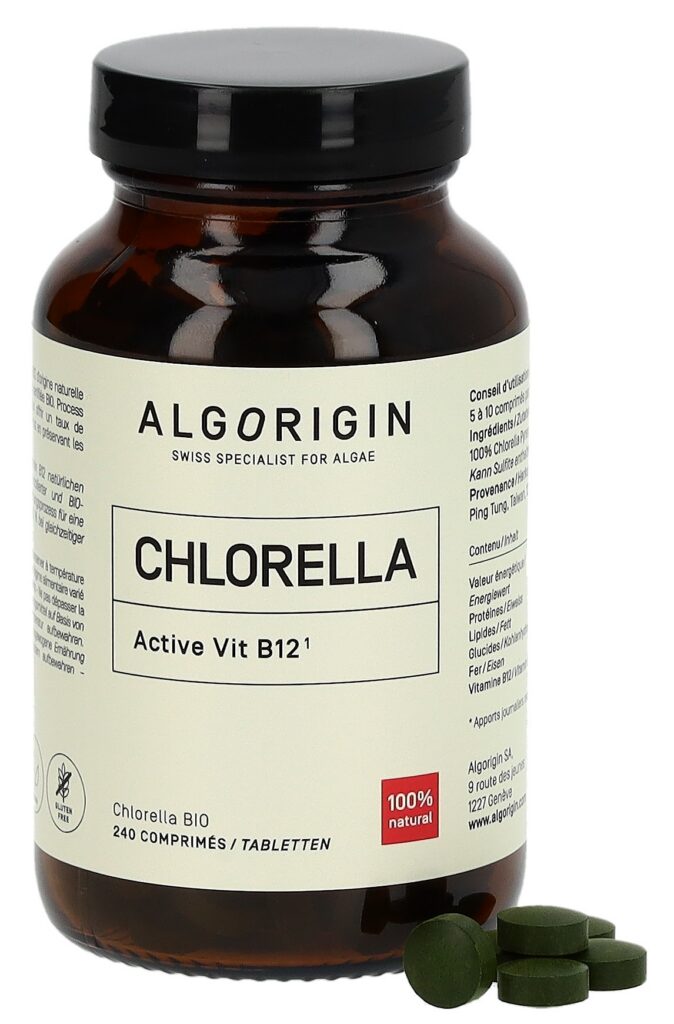 ALGORIGIN Chlorella cpr bio fl verre 240 pce