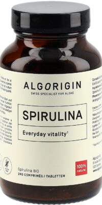 ALGORIGIN Spiruline cpr bio fl verre 240 pce