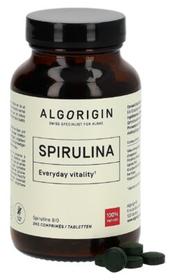 ALGORIGIN Spiruline cpr bio fl verre 240 pce