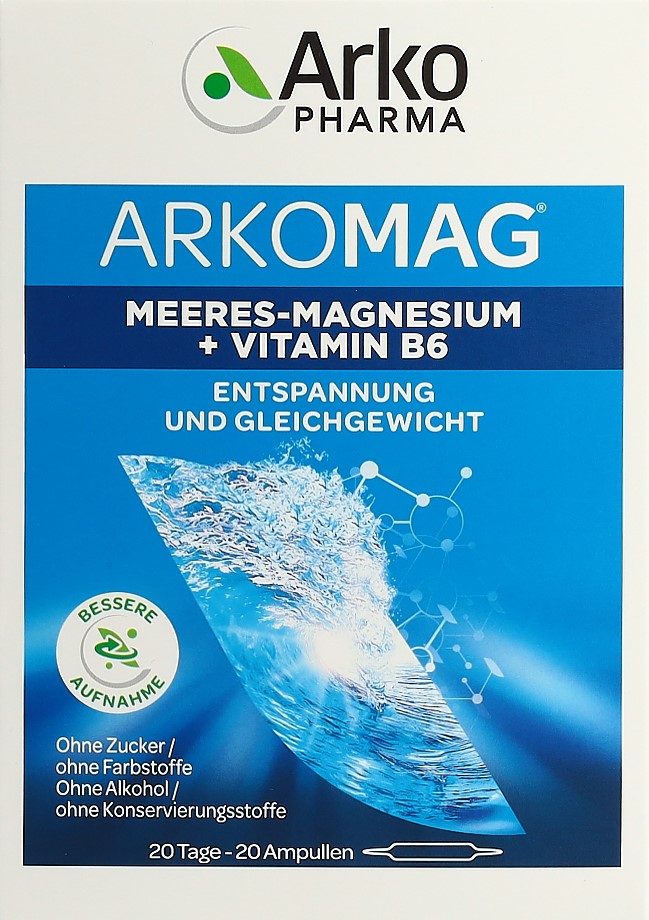 ARKOMAG magnésium marin 20 amp buv 10 ml
