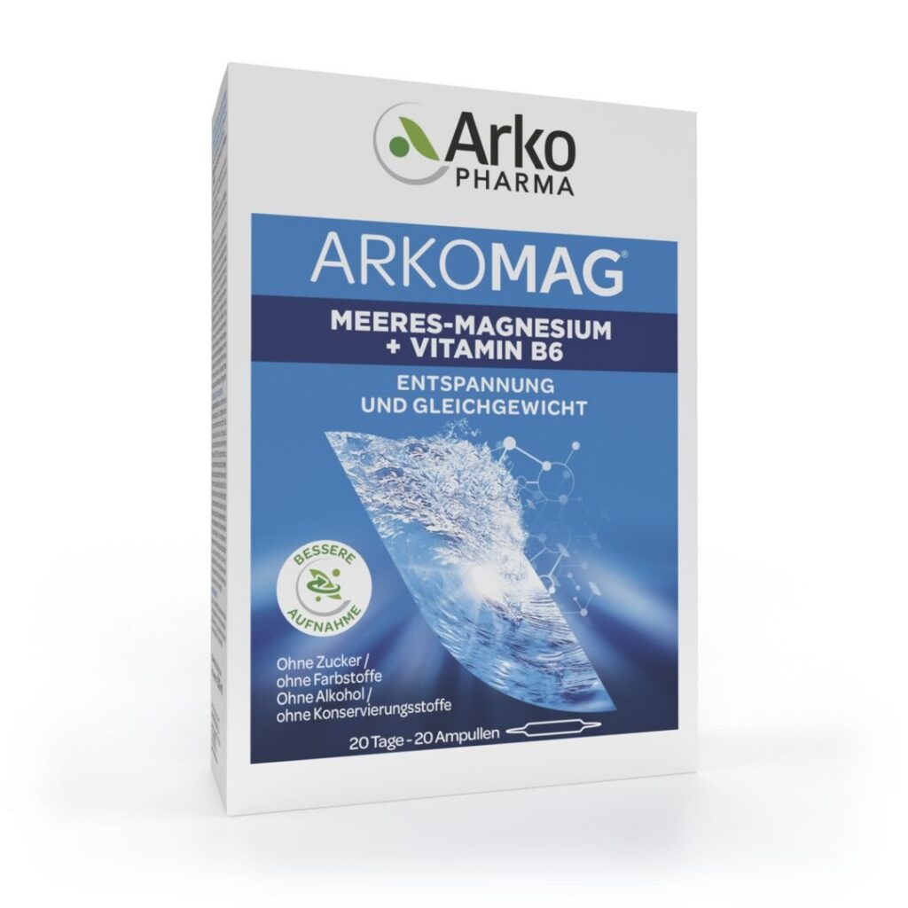ARKOMAG magnésium marin 20 amp buv 10 ml