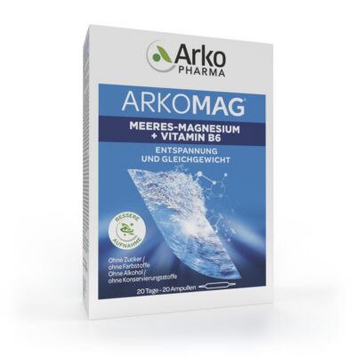 ARKOMAG magnésium marin 20 amp buv 10 ml
