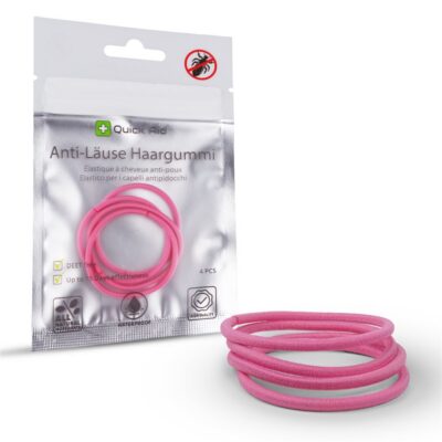 QUICK AID Élastique anti-poux rose