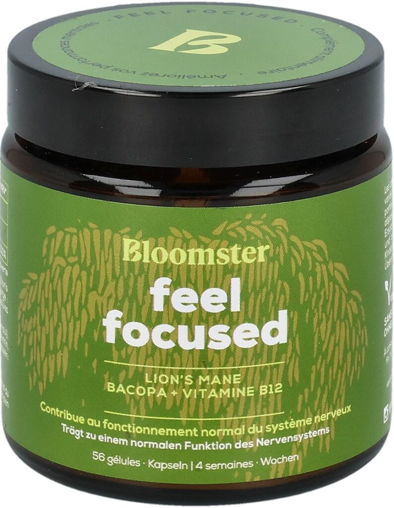 BLOOMSTER feel focused caps fl verre 56 pce