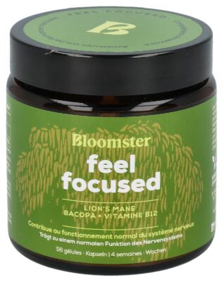 BLOOMSTER feel focused caps fl verre 56 pce