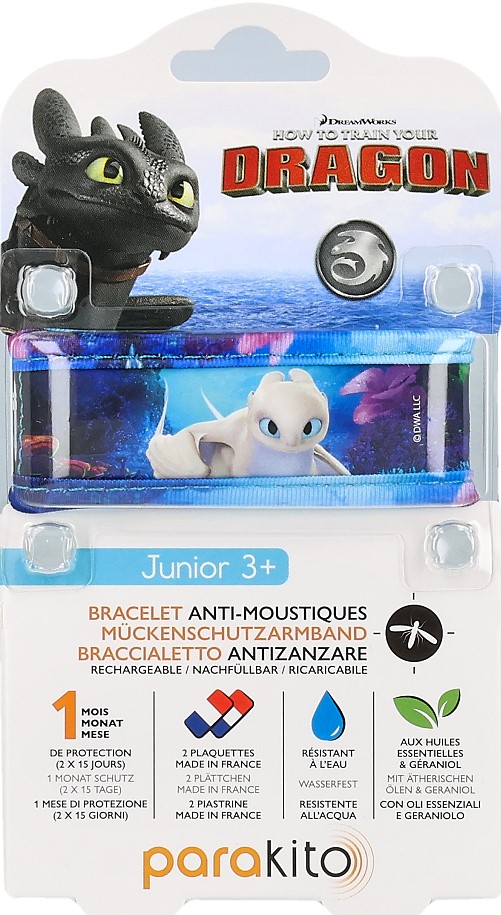 PARAKITO bracelet junior universal dragon blanc