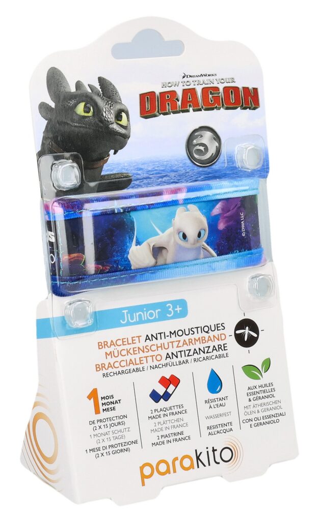 PARAKITO bracelet junior universal dragon blanc