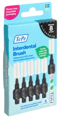 TEPE Interdental Brush 1.5mm noir 6 pce