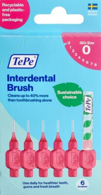 TEPE Interdental Brush 0.4mm rose 6 pce