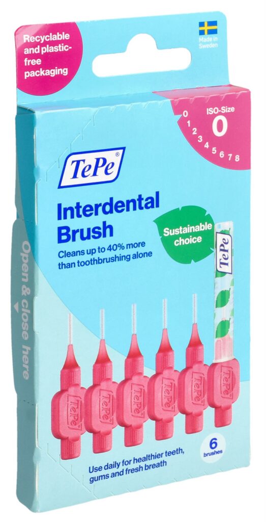 TEPE Interdental Brush 0.4mm rose 6 pce