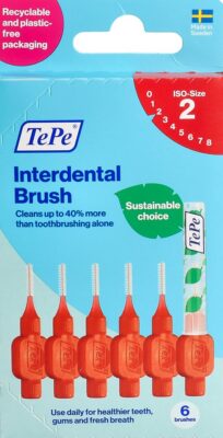 TEPE Interdental Brush 0.5mm rouge 6 pce