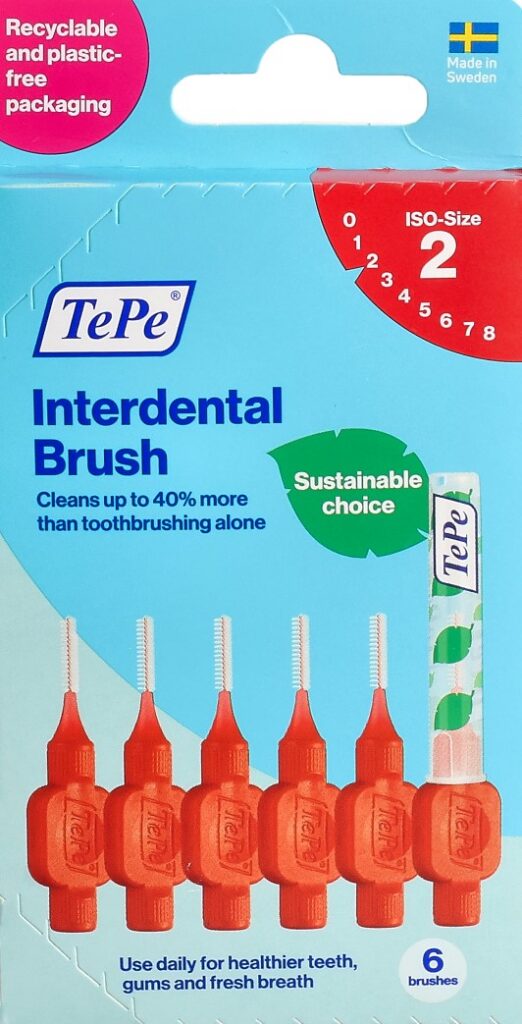 TEPE Interdental Brush 0.5mm rouge 6 pce