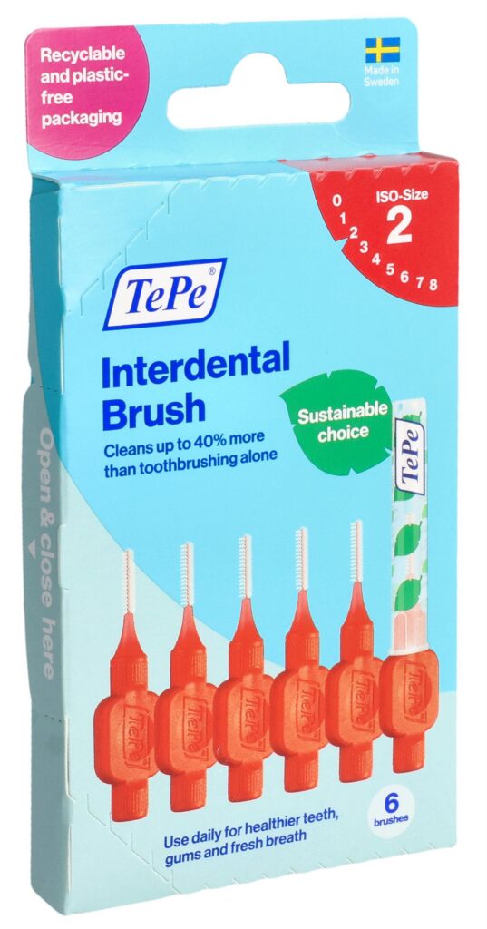 TEPE Interdental Brush 0.5mm rouge 6 pce