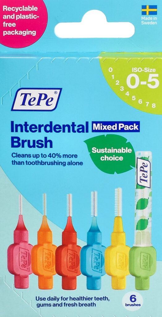 TEPE Interdental Brush ass 6pce