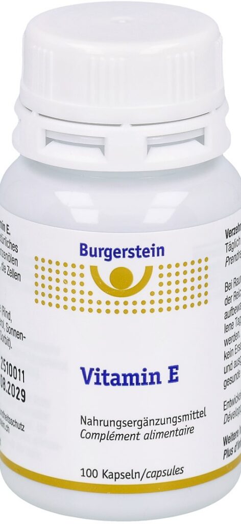 BURGERSTEIN Vitamin E caps bte 100 pce