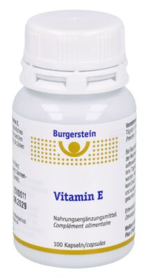 BURGERSTEIN Vitamin E caps bte 100 pce